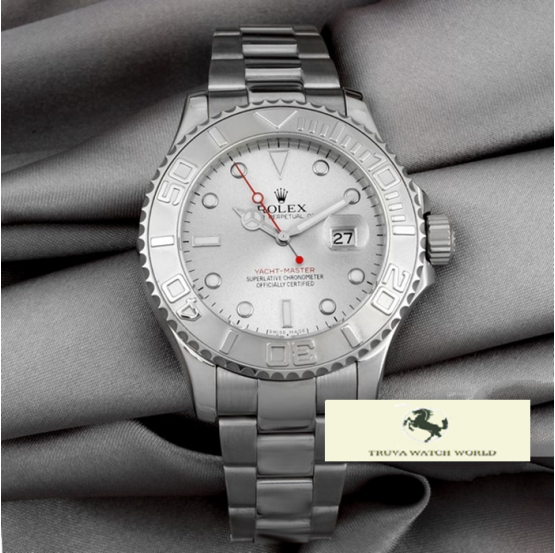 HK1025 ROLEX YACHT MASTER GÜMÜŞ KASA